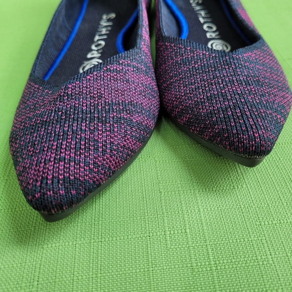 Rothy's Heather Magenta & Blue Halo 6.5 - Picture 9 of 11